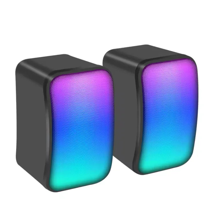 Kisonli X17 Speaker Gaming 2.0 RGB Lights with Volume Control