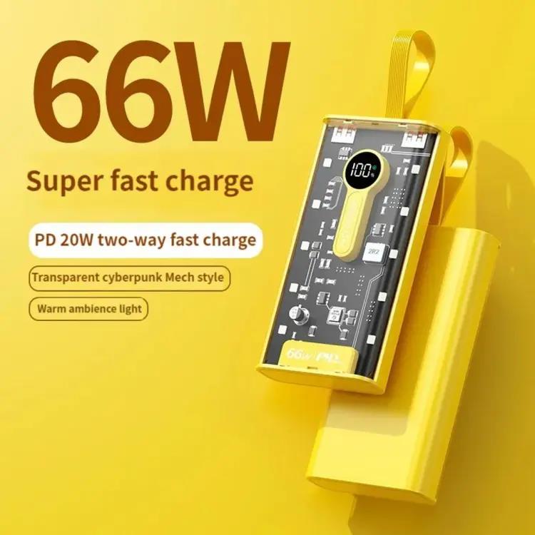 3 Star 66W Super PD Fast Charge Power Bank 20000mAh