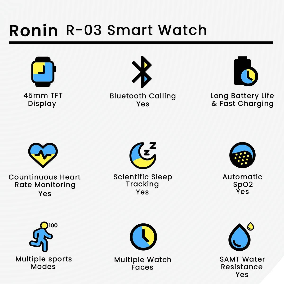 Ronin R-03 Smart Watch